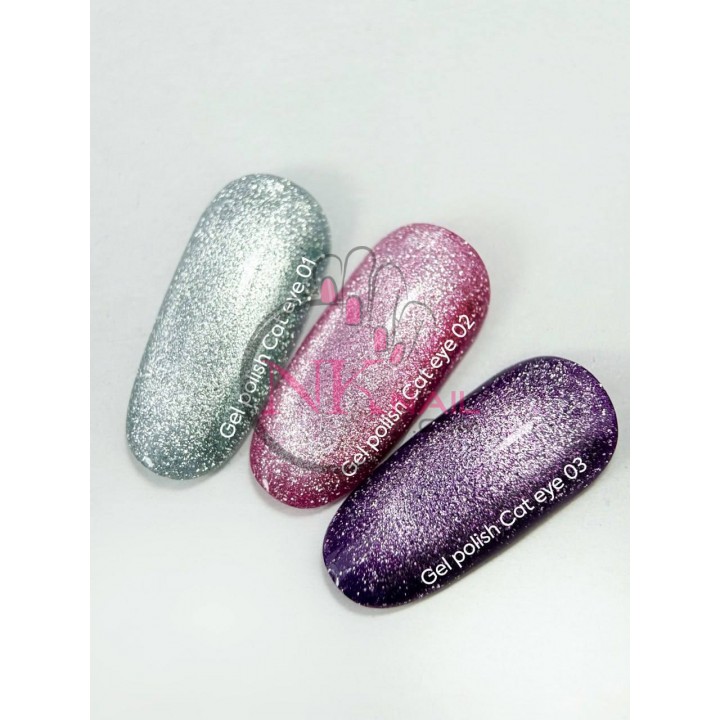 Гель-лак NAILSOFTHEDAY Cat eye №01, 6 мл TPO free